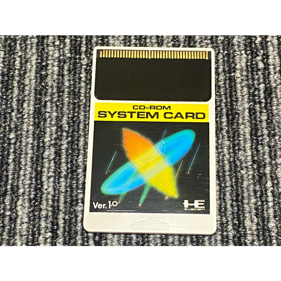 PCエンジン CDROM SYSTEM CARD Ver.1.0 PCE IMG7414マイホット 通販 Yahoo!ショッピング