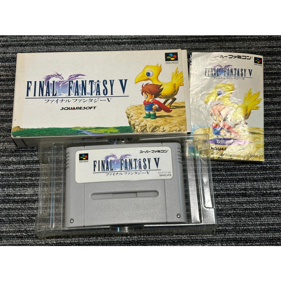 スーパーファミコン カセット ソフト FF5 ファイナルファンタジーV 箱 説明書 付き SFC : jmg5636 : マイホット - 通販 -  Yahoo!ショッピング