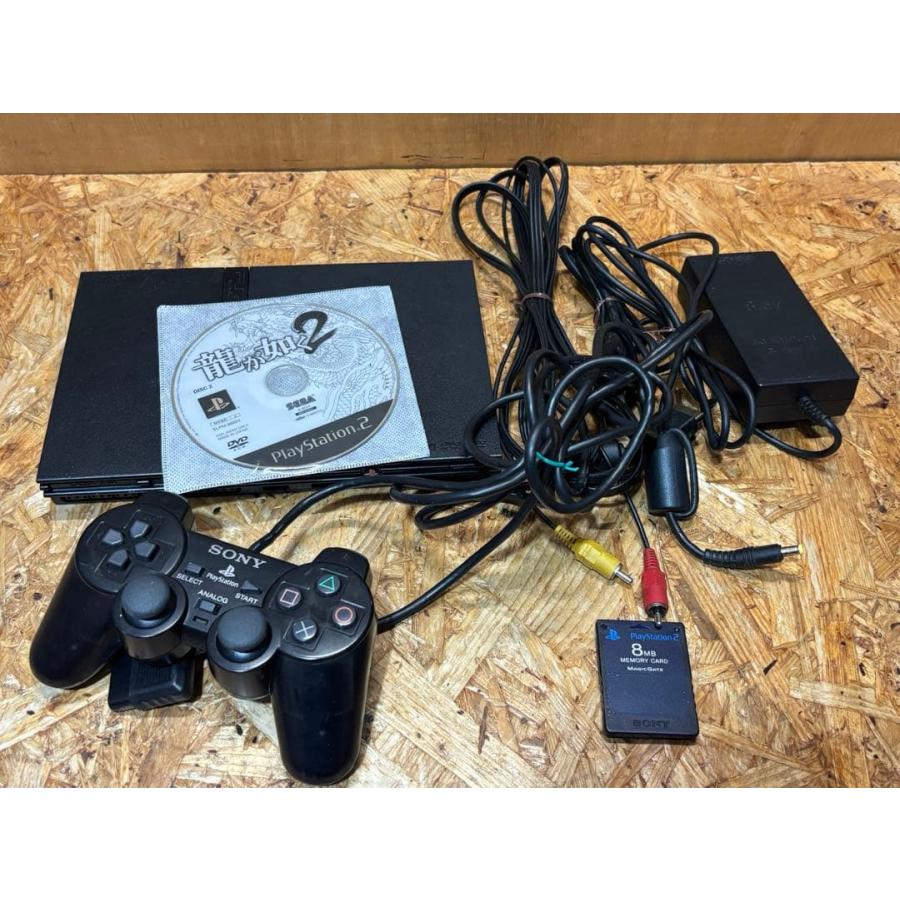 薄型プレステ2  SCPH-70000 +ソフト1本 PlayStation 薄型 PS2 プレステ2 SCPH-70000 924 レンズ交換済 : マイ