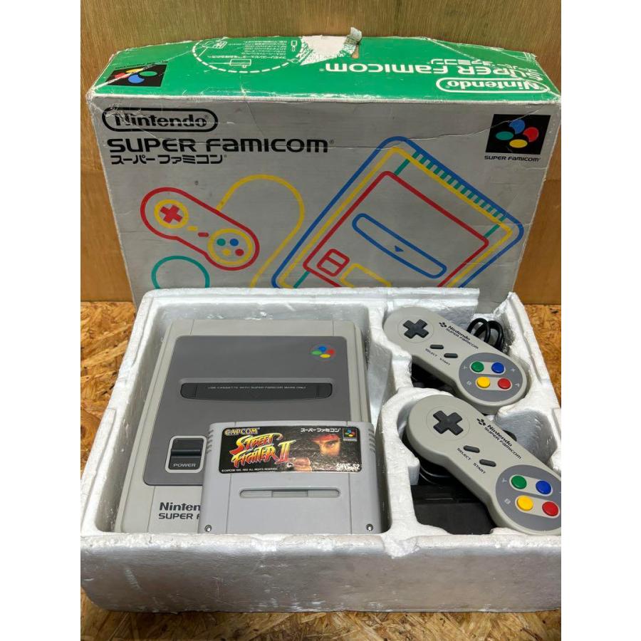 任天堂 スーパーファミコン 本体 箱 スト2 付き S23625404 任天堂 スーパーファミコン 本体 箱 スト2 付き S23625404