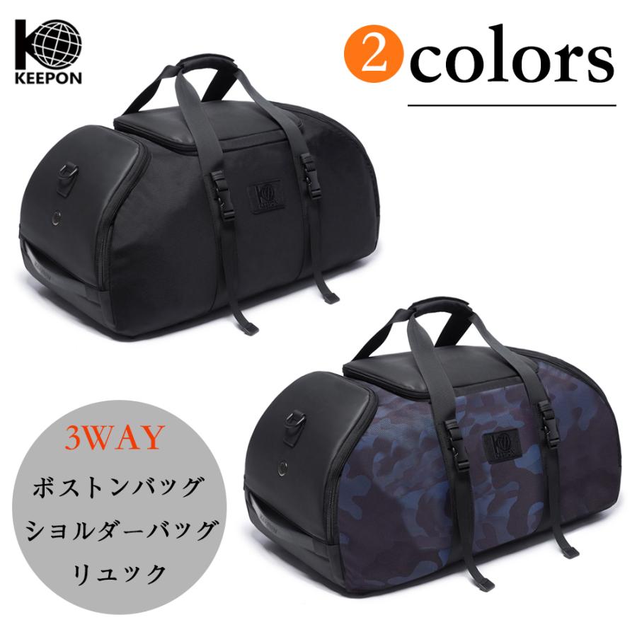 デポー Keepon ボストンバッグ メンズ ゴルフバッグ 旅行バッグ ゴルフ用ボストンバッグ ジムバッグ リュック