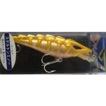 バンダイ　Ｇマスター　スケルトンミノー　ゴールド　8cm/9g　(グランダー武蔵　グランダールアー)  :bandaisukerutonminogold:ルアー専門店マイキスYahoo!店 - 通販 - Yahoo!ショッピング