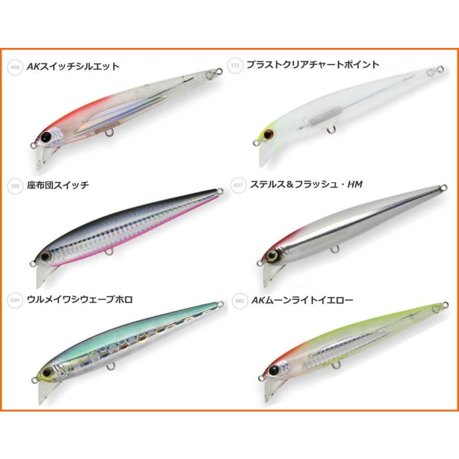 ジップベイツ　ザブラ　ウィスパー　127sy　127mm　19.5g　スローシンキング　１２７ｓｙ｜mykiss｜03