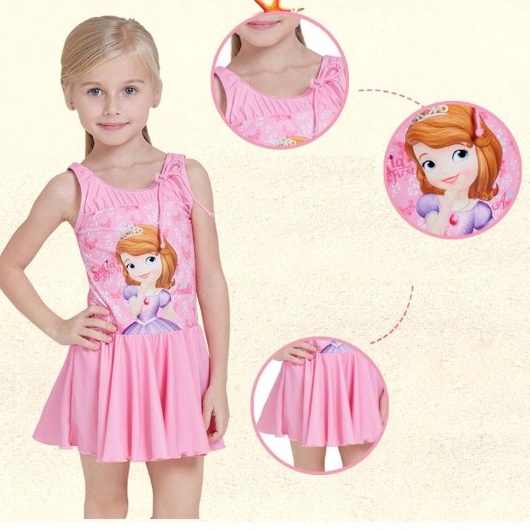 Disney ディズニー プリンセス エルサ ソフィア キッズ用水着 水着 子供 女の子向け サイズ110 1 130 ワンピース セール