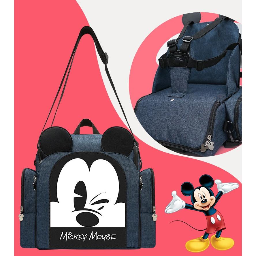 Disneyディズニー ミッキーマウス ミニーマウス チェアベルト 多機能バッグ マザーズバッグ ショルダー リュックサック ベビーチェアー K1909da5 Mylight 通販 Yahoo ショッピング