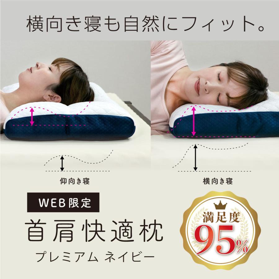 my makura 首肩快適枕プレミアム WEB限定モデル(ネイビー) 首 my makura 首肩快適枕プレミアム WEB限定モデル(ネイビー) 首