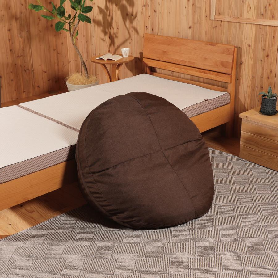 丸型BIGクッション 座布団 直径92cm ボリューム お昼寝マット