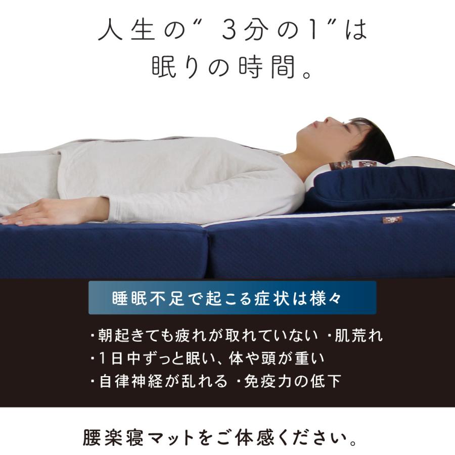 my makura 【WEB限定】腰楽寝マットWプロファイル 厚み12cm my makura 【WEB限定】腰楽寝マットWプロファイル 厚み12cm