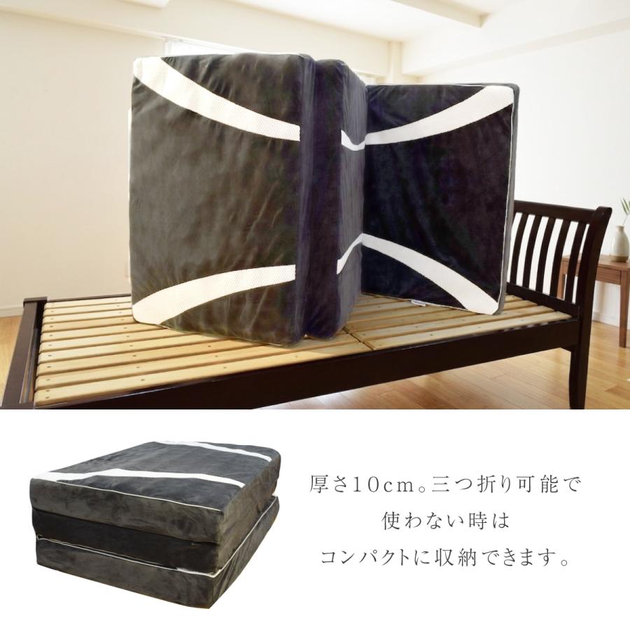 my makura（マイまくら） 腰楽寝マイマット10cm シングルサイズ 