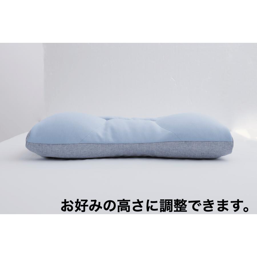 my makura 首肩楽寝枕 ブルー(35×56×8cm) 横向き枕 仰向け my makura 首肩楽寝枕 ブルー(35×56×8cm) 横向き枕 仰向け