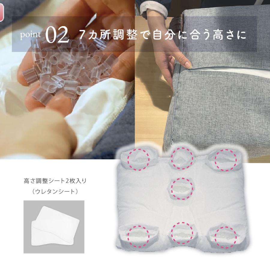 my makura 首肩楽寝枕DX グレー (40×58×8cm) 横向き枕 仰向け my makura 首肩楽寝枕DX グレー (40×58×8cm) 横向き枕 仰向け