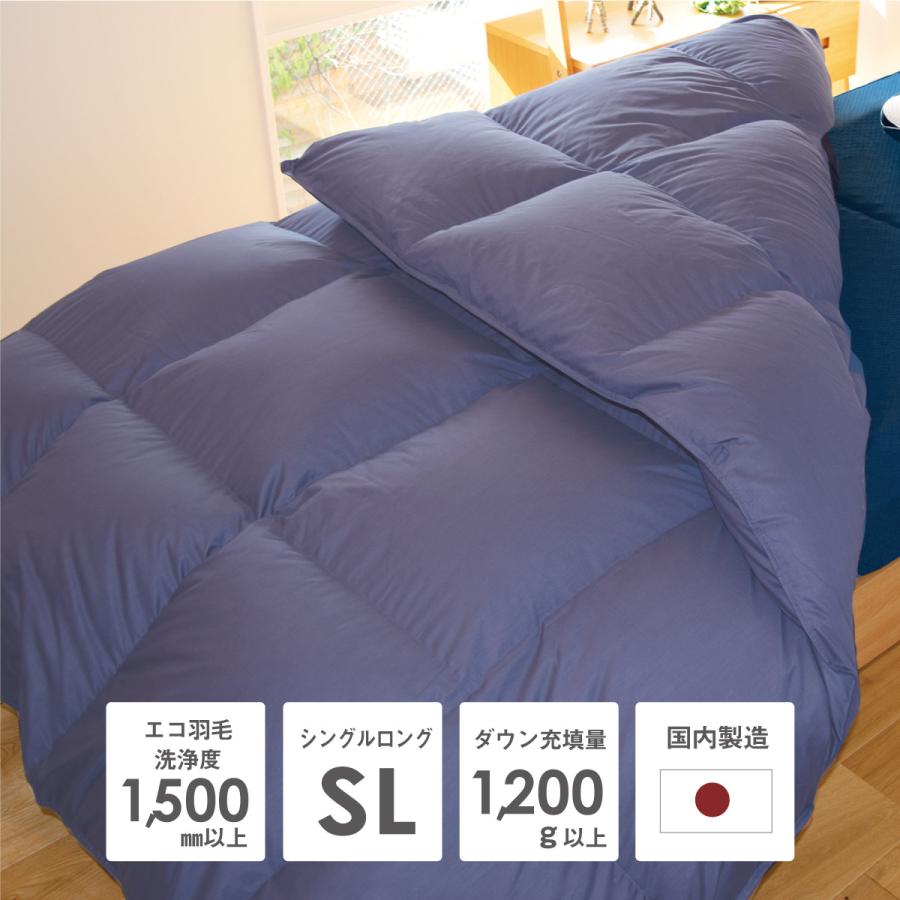 【新生活セット】首に優しい調整まくら＋腰楽寝マット+羽毛ふとん（ネイビー/再生羽毛使用）3点セット　シングルサイズ　新生活 就職 進学 ご結婚 |  | 15