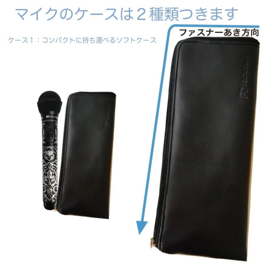 ダイヤモンド彫刻 カラオケマイマイク ブラック ラッピング無料 マイク