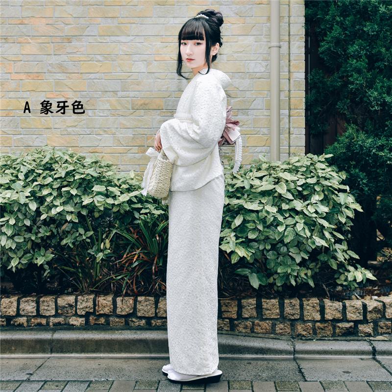 レース着物 【送料無料】 安い 花柄 総レース 通年 着物 レ−ス レトロ