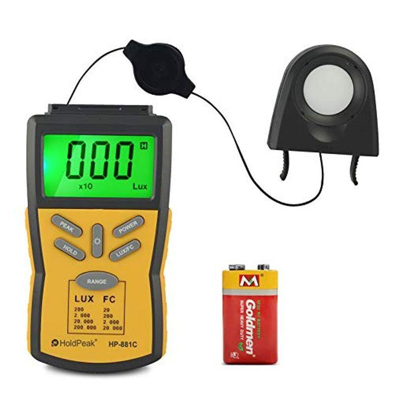 高額売筋 Holdpeak 1cデジタル照度 光度計 ピークホールド付きルクスライトメーター Lux Fcユニット データホールドおよびバックライ その他diy 業務 産業用品 Www We Job Com