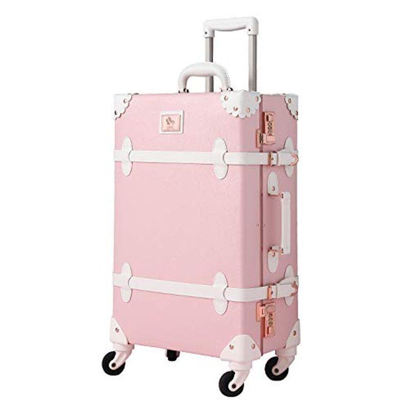 ホットセール激安 可愛い スーツケース クラシック トランク トランクケース ピンク 機内持込 キャリーケース かわいい 子供 女の子 プリンセス 日本格安 Www Superavila Com
