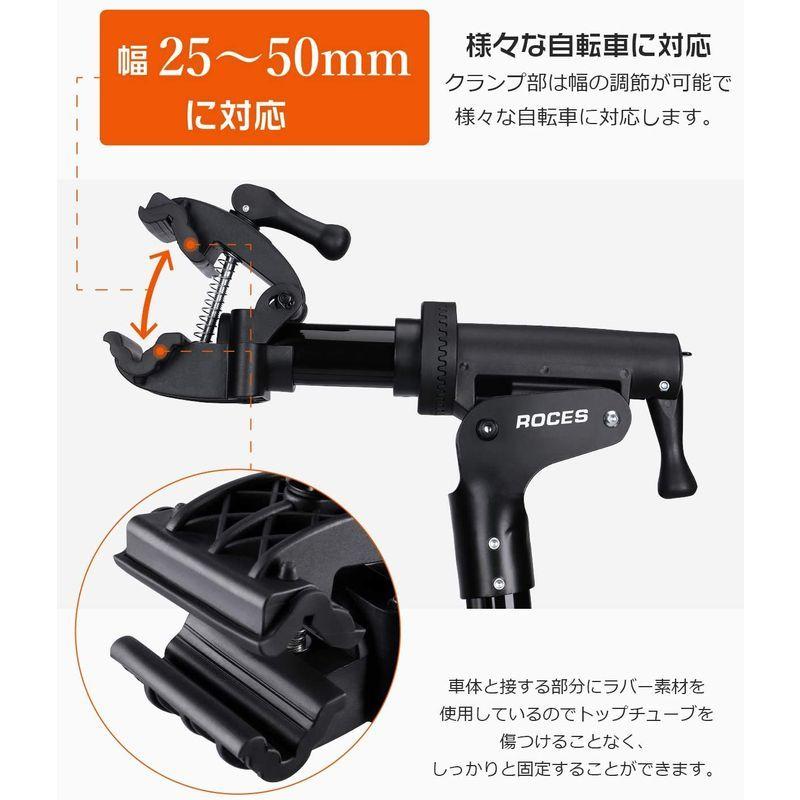 SALE／68%OFF】 ROCES 自転車 メンテナンススタンド 安定感 高さ調節 角度調節 ワークスタンド 折りたたみ式 工具トレー付 軽量  コンパクト 収納 持 commerces.boutique