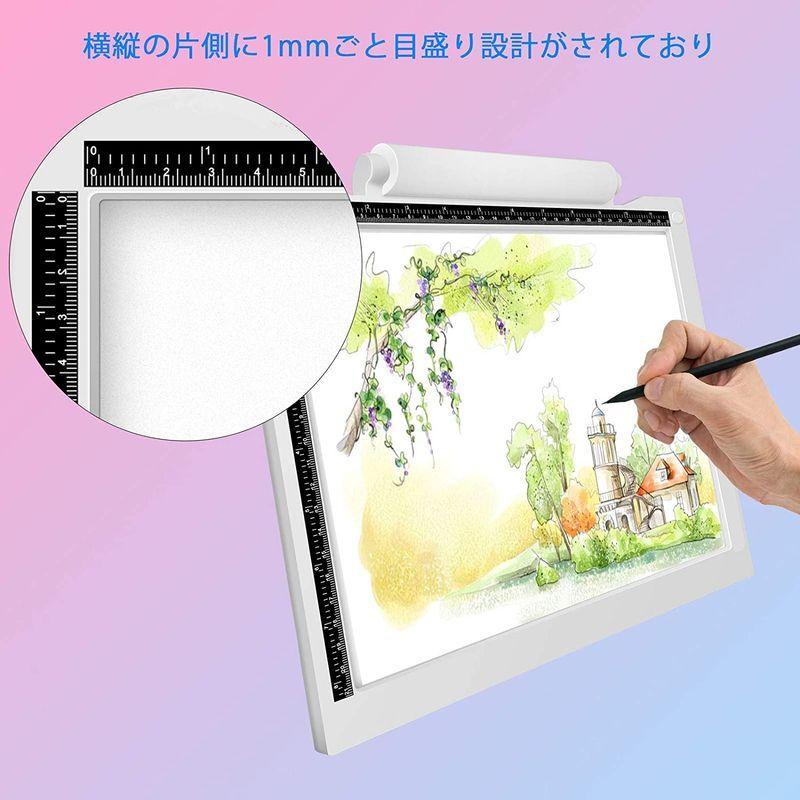 本物保証 Elice3段階調光ライトボックス トレース台 トレース台 高輝度トレス台 ライトテーブル 目盛り付きライトボックス 2way給電方式 トレース台 Www Sustentec Com Br