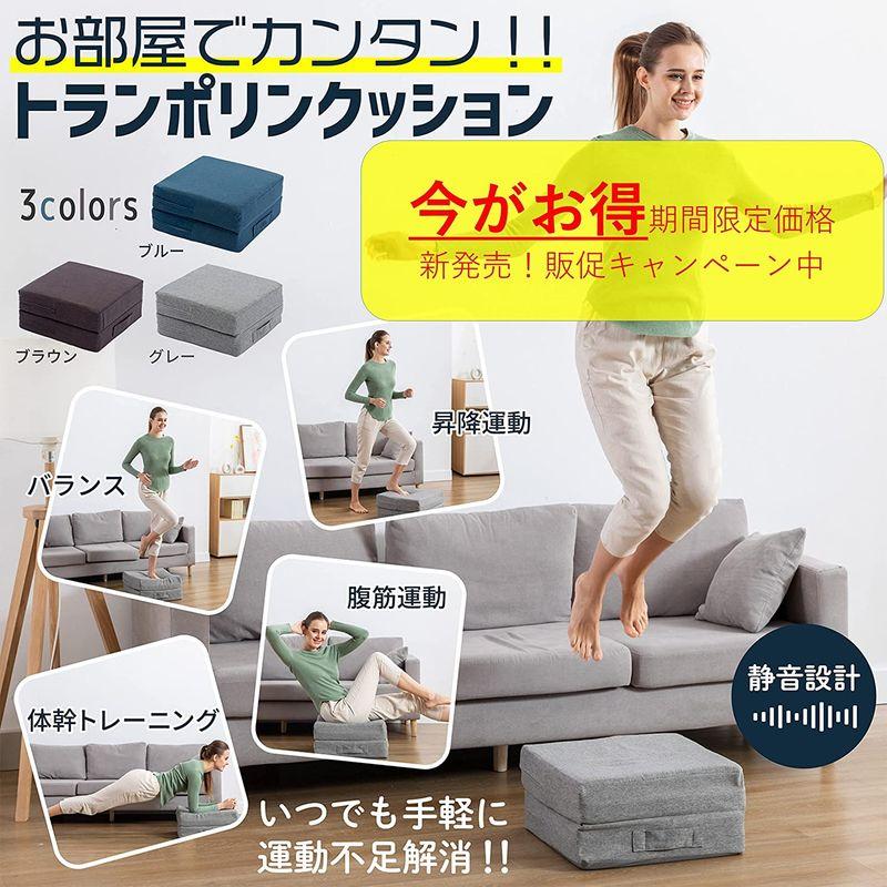 正規品 SYALEN トランポリン クッション 室内 こども用 大人用 静音 エクササイズクッション 洗える インテリア ファブリック トランポリン 【Y2584553242】(14450円)