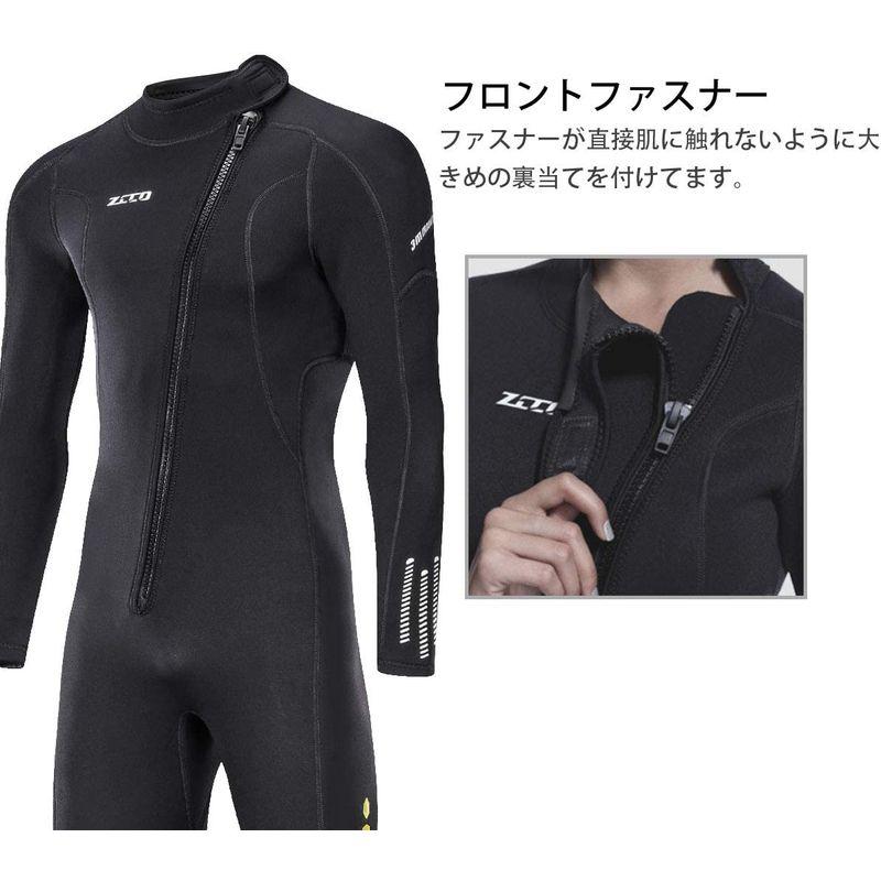 ACEGO ウェットスーツ メンズ 3mm ネオプレン素材 長袖 手首・足首 ファスナー付ける フルスーツ ダイビング ダイビングスーツ マ ウェットスーツ メンズ 3mm ネオプレン素材 長袖 手首 足首 ファスナー付ける フルスーツ ダイビング ダイビングスーツ