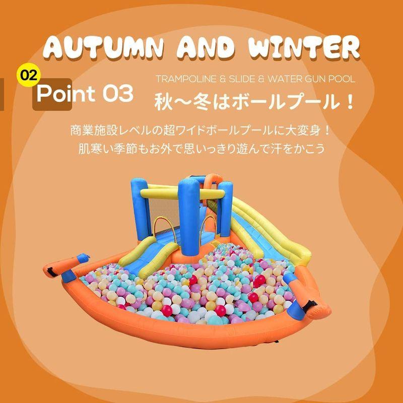 【新商品】 BTM大型 プール エアー 遊具 滑り台 ビニールプール 大型プール トランポリン すべり台 大型遊具 キッズハウス プレイハウス 家庭用プ 【EI7101317963】(25432円)