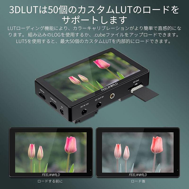 正規品直輸入】FEELWORLD LUT5 5.5インチ超高輝度 3000nitタッチ