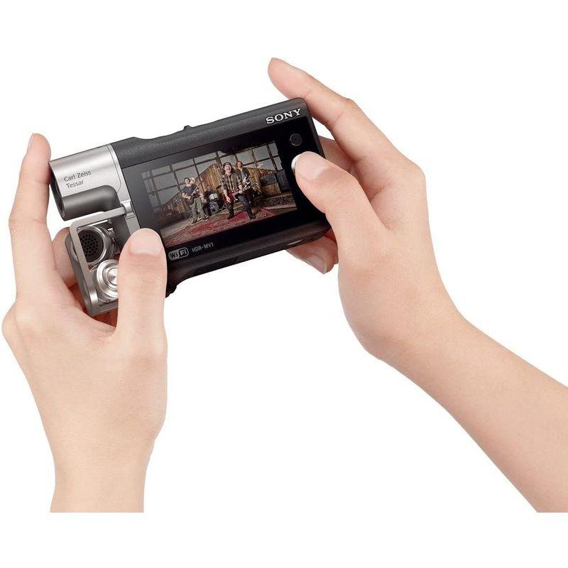 【新版】 ソニー SONY ビデオカメラ HDR-MV1 ブラック ミュージックビデオレコーダー HDR-MV1 BC 【1350985035】(48383円)