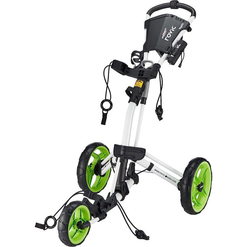 clicgear(クリックギア) rovic RV2L プッシュカート (ホワイト/ライム) RV2L ホワイト/ライム RV2L ホワイト/ライム クリックギア rovic プッシュカート プラスチック 素材 アルミ合金