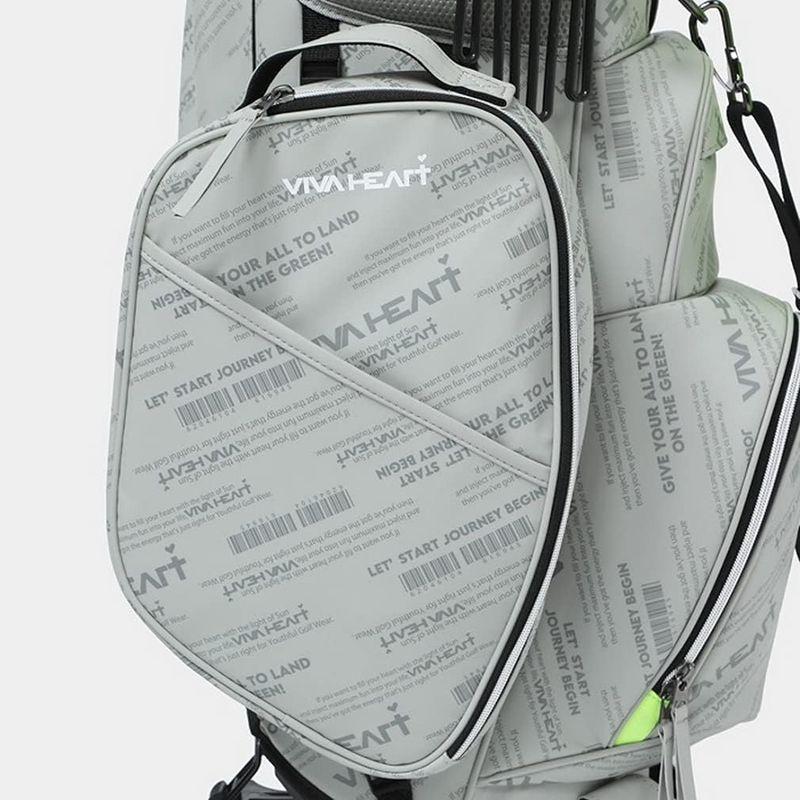 大人気 ビバハート 9.0型 キャディバッグ スタンド式 013-15800 菅原大地コラボグレー（13） 【6778620491】(24277円)