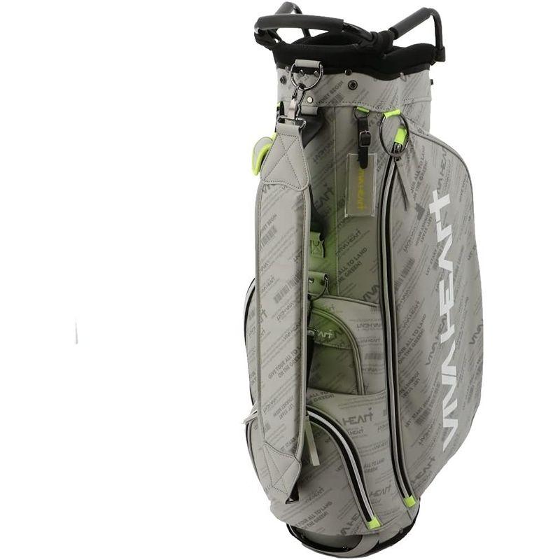 大人気 ビバハート 9.0型 キャディバッグ スタンド式 013-15800 菅原大地コラボグレー（13） 【6778620491】(24277円)