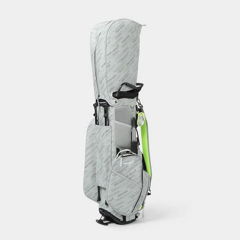 大人気 ビバハート 9.0型 キャディバッグ スタンド式 013-15800 菅原大地コラボグレー（13） 【6778620491】(24277円)