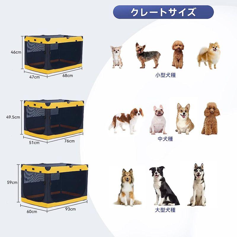 A4pet 犬用ソフト ソフトクレート 犬 クレート 中型犬 大型犬 ソフトケージ 回転式パイプ 折りたたみ式 猫 ドライブ お出かけ 持ち 犬用ソフト ソフトクレート 犬 クレート 中型犬 大型犬 ソフトケージ 回転式パイプ 折りたたみ式 猫 ドライブ お出かけ
