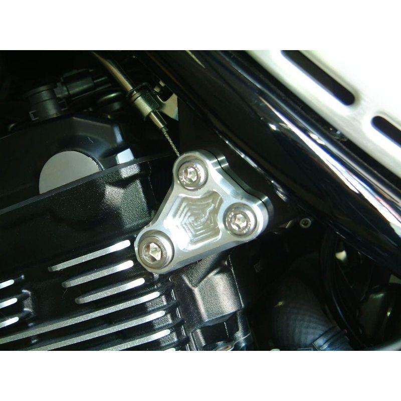 ポッシュ(POSH) バイク用品 ヘッドエンジンハンガー Z900RS CAFE(18-23年) シルバー 132075-03