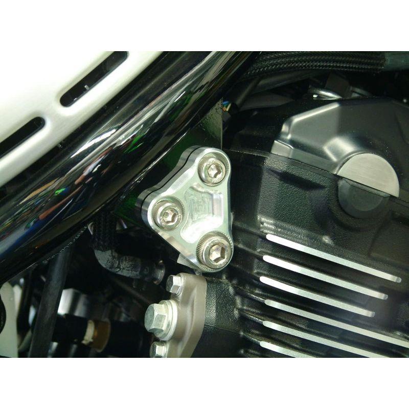 ポッシュ(POSH) バイク用品 ヘッドエンジンハンガー Z900RS CAFE(18-23年) シルバー 132075-03