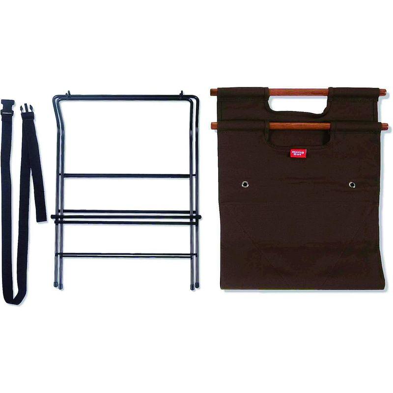 送料無料 ハングアウト(Hang Out) 焚き火 ログキャリースタンド セット LGS-325OL オリーブ 【V2210181462】(12360円)