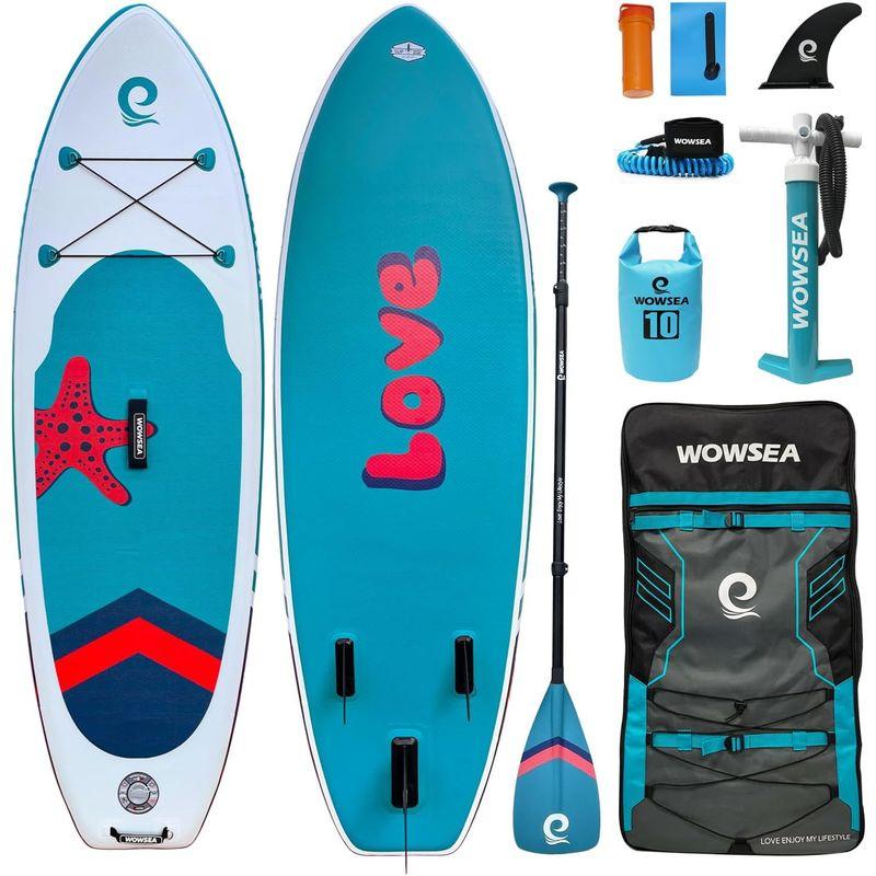 【値下げ・名盤】 WOWSEA SUP サップボード 78 インフレータブル スタンドアップパドルボード ショート サーフボード フルセット 【GMS7514859353】(26914円)