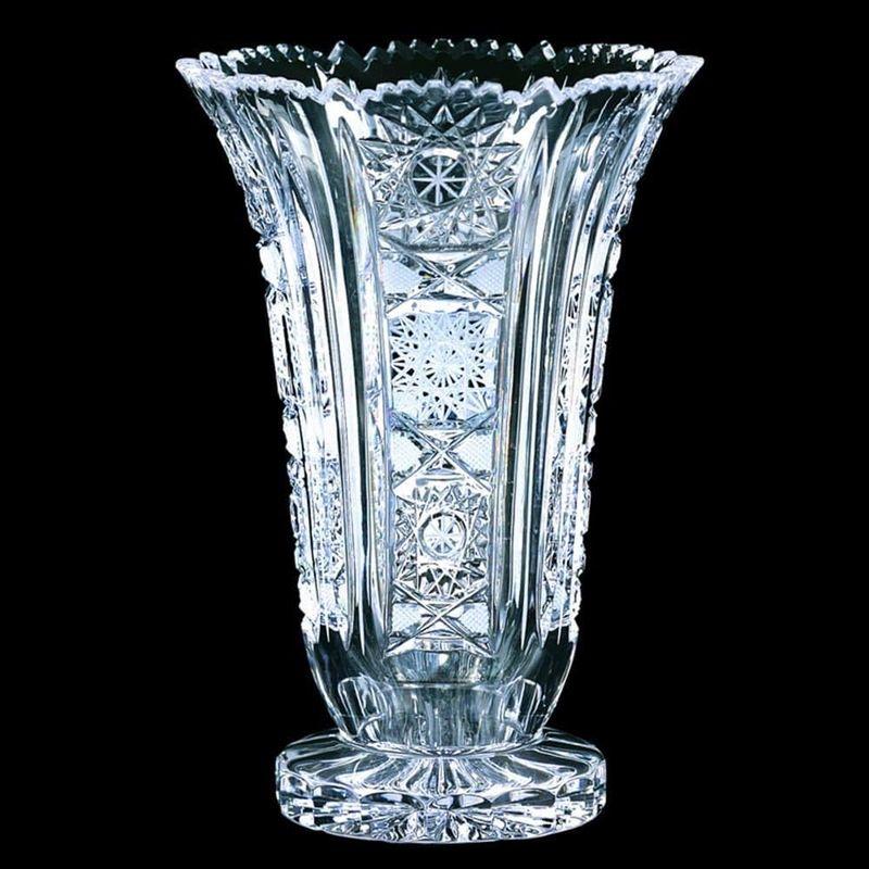 エルベクリスタル(Elbe Crystal) 花瓶「ボヘミアンクラシック」20.5cm クリア 花瓶 Elbe Crystal ボヘミアンクラシック 5cm クリア