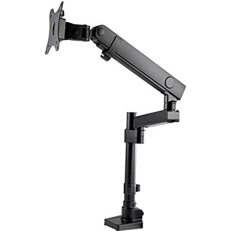 本日価格！！ StarTech.com 液晶モニターアーム ポールマウント型 クランプ式/グロメット式 VESA規格34インチディスプレイ対応 2ポートU 【Q2404982041】(13450円)