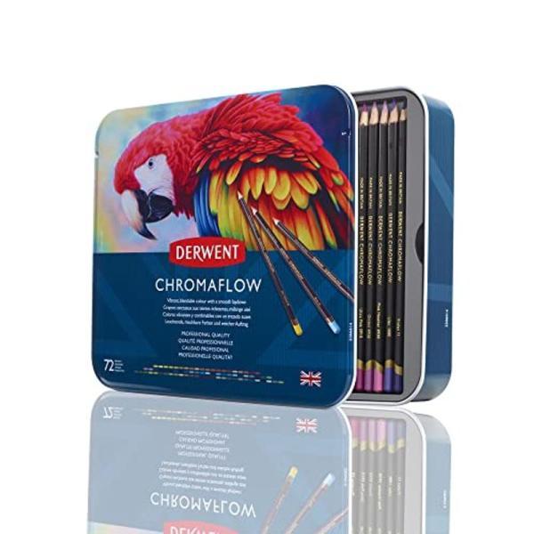 Derwent 国内正規品ダーウェント 色鉛筆 クロマフロー 72色