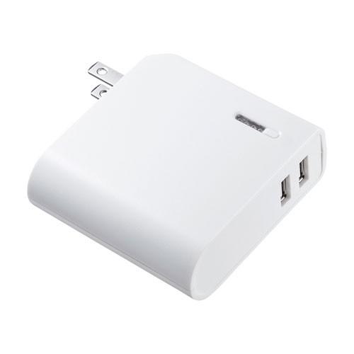 AC充電器一体型モバイルバッテリー 5200mAh BTLRDC17Wマイオフィスバーゲン 通販 Yahoo!ショッピング