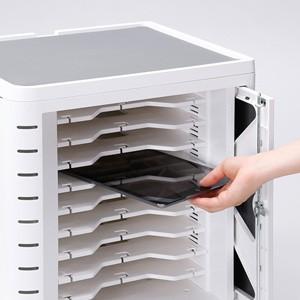SANWA SUPPLY iPad・タブレット収納キャビネット（10台収納