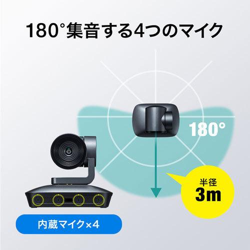 SANWA SUPPLY 自動追尾型カメラ : マイオフィスバーゲン - 通販