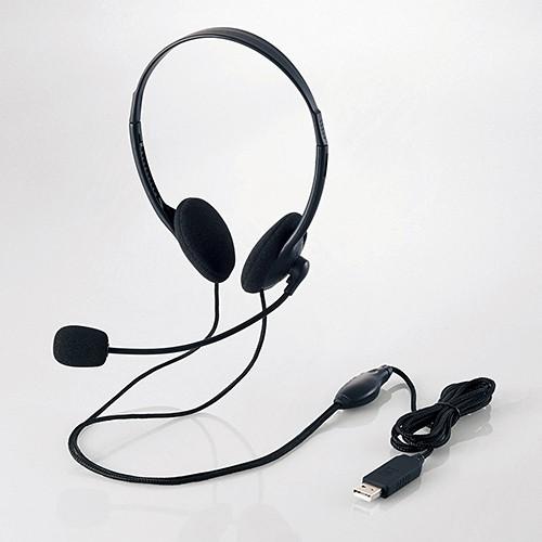 USBヘッドセット　両耳小型オーバーヘッドタイプ｜myoffice