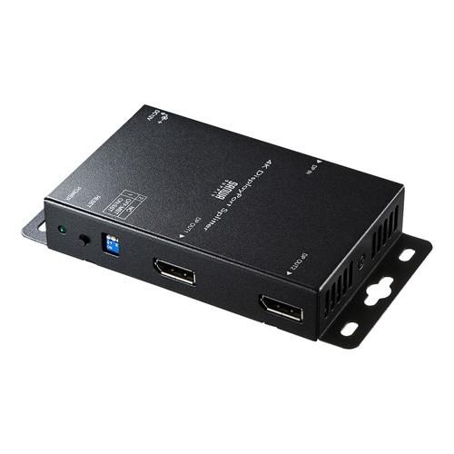DisplayPort分配器　ディスプレイポート分配 2分配4K SANWA SANWA SUPPLY 4K対応DisplayPort分配器 2分配 : マイオフィス