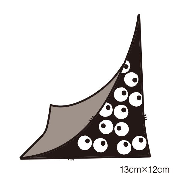 目玉シール、透明、シール印刷、車、カーステッカー、キモカワ | 