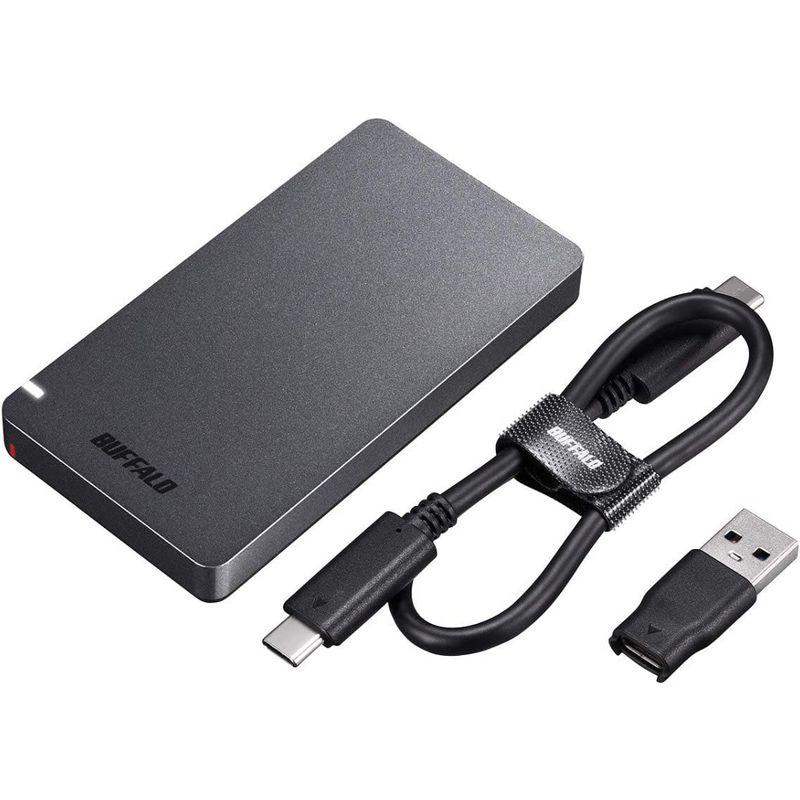 バッファロー SSD-PGM960U3-B USB3.2(Gen2) ポータブルSSD 960GB