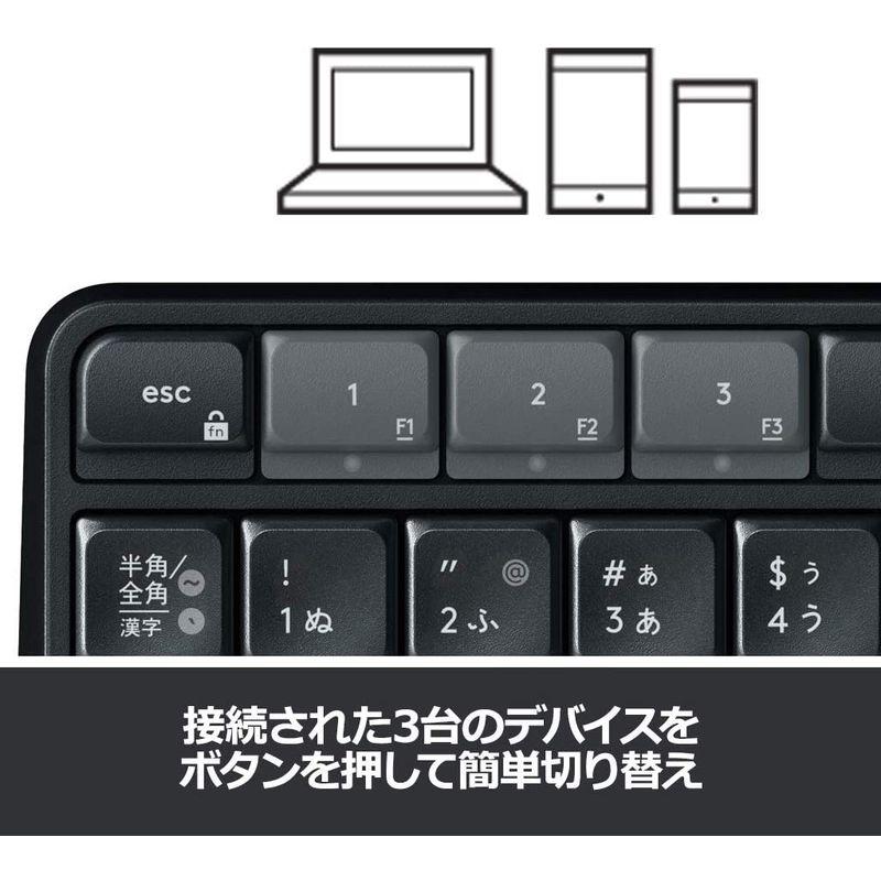 ロジクール ワイヤレスキーボード 無線 K375s Windows Mac Chrome