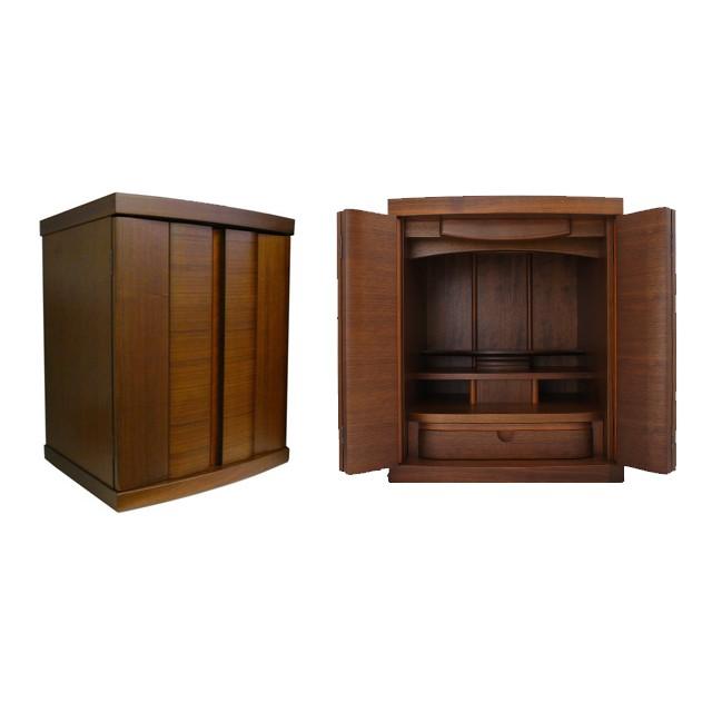 モダン（家具調）仏壇［上置１６号ＳＢウォールナット］A モダン（家具調）仏壇［上置16号SBウォールナット］A