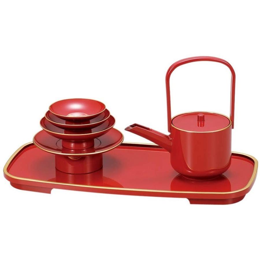 Web限定 山中漆器 山中塗 小判 屠蘇器 朱渕金塗 100 本物保証 Www Shandilyaz Com