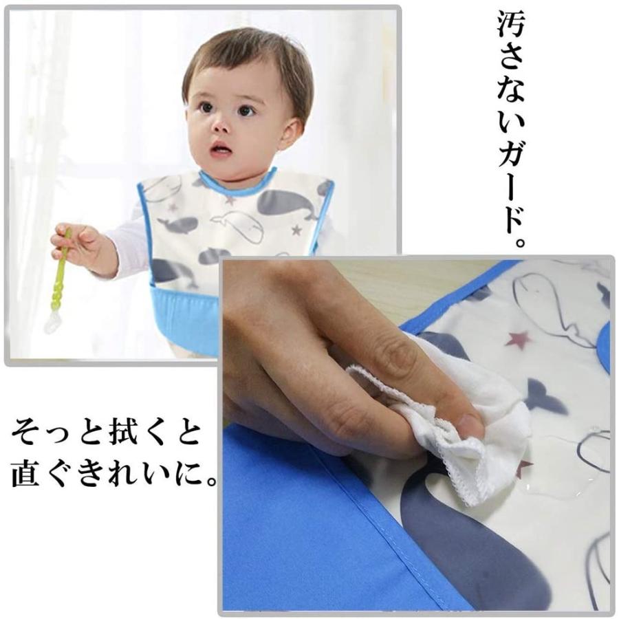 最大72 オフ 食事用エプロン ベビー 離乳食 スタイ 保育園 汚いにくい 洗いやすいと乾きやすい 防水 軽量 4枚セット Materialworldblog Com